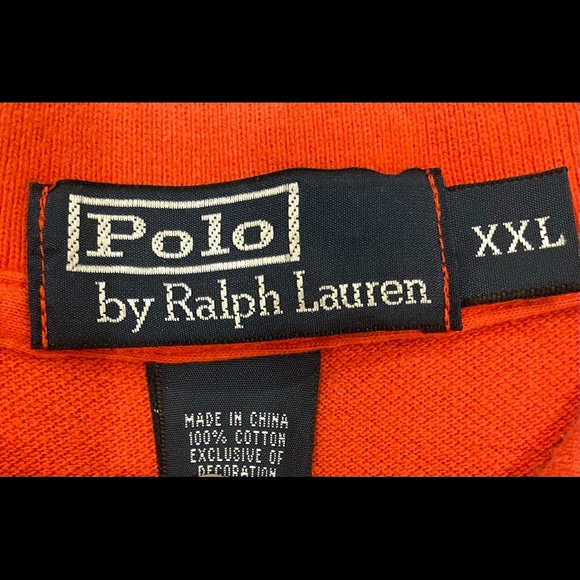 Orange Polo Size XXL - Picture 3 of 3